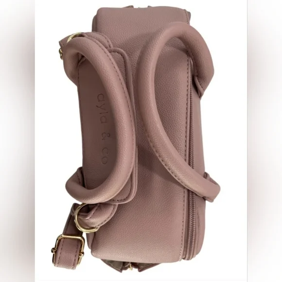 Designer Luxury Diaper Bag (Mauve Pink 💖) FULL SIZE - Picture 10 of 12